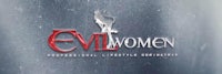 the logo for evil women